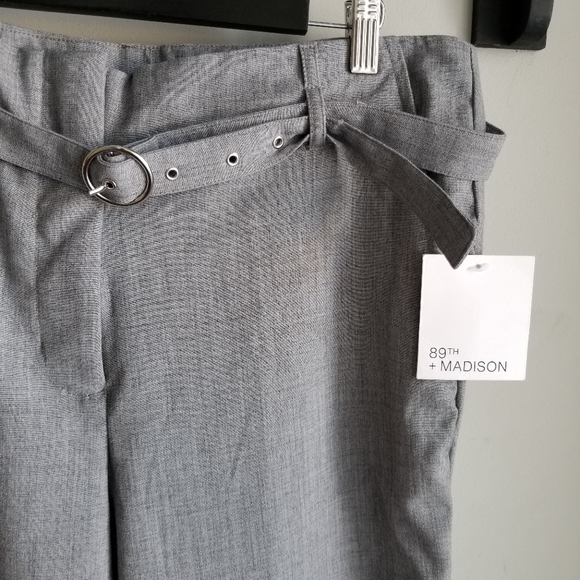 👖89+ MADISON CROPPED  GREY DRESS PANTS - Picture 4 of 5